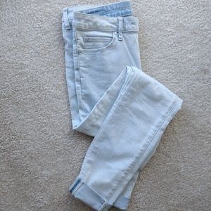 Articles of Society light wash skinny jeans